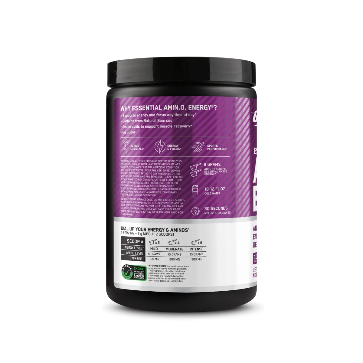 Optimum Nutrition Amino Energy - Pre Workout with Green Tea, BCAA, Amino Acids Optimum Nutrition