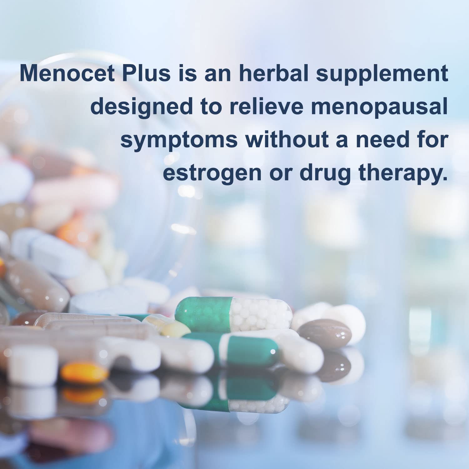 Wellgenix Menocet Plus Menopause Support - All-in-One Menopause Supplement - Daily Relief Feminine Wellgenix