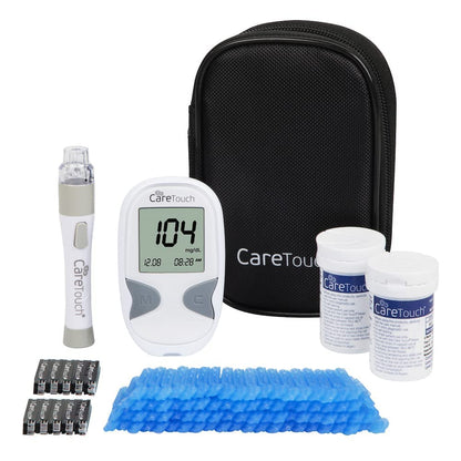 Care Touch Blood Glucose Meter Kit - Diabetes Testing Kit with Glucometer
