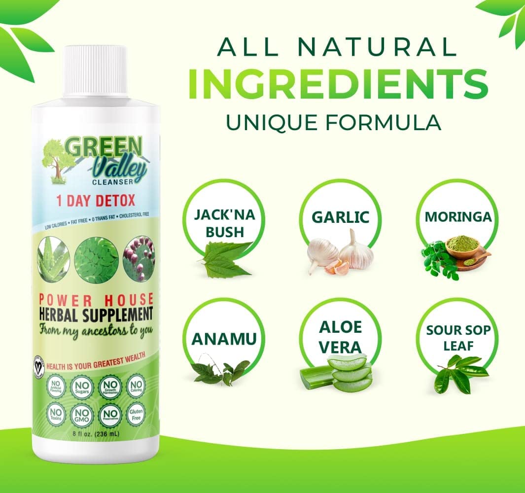 1 Day Colon Liquid Cleanse Formula and Liver Detox - Vegan Friendly, Helps Healthy Digestion