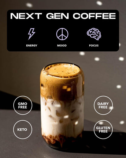The Mushroom Latte by Everyday Dose | Premium Coffee Extract with Grass-Fed Collagen