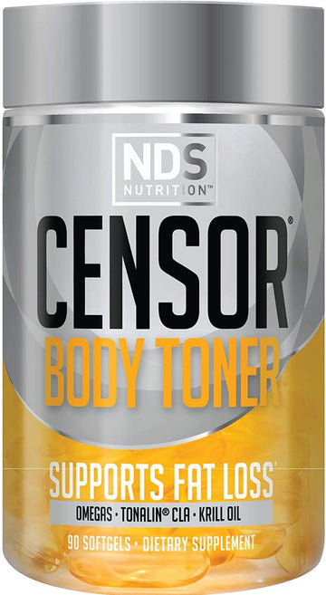 Censor NDS Nutrition Fat Loss and Body Toner with CLA, Fish Oil, Safflower and Omega 3-6-9 Blend