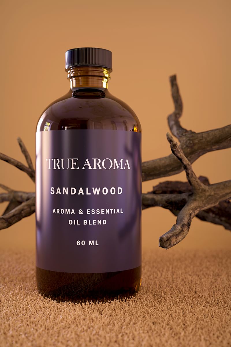 TRUE AROMA Sandalwood Essential Oil | Sandalwood Essential Oils for Aroma Diffusers True Aroma