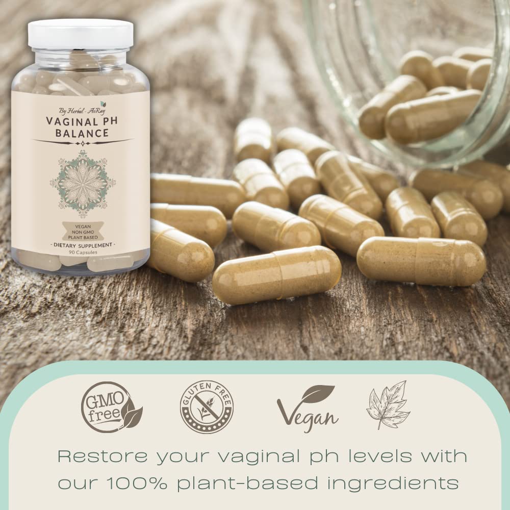 Herbal-avRay Natural Vaginal PH Balance for Women Pills – Supports Vaginal Health Herbal-avRay