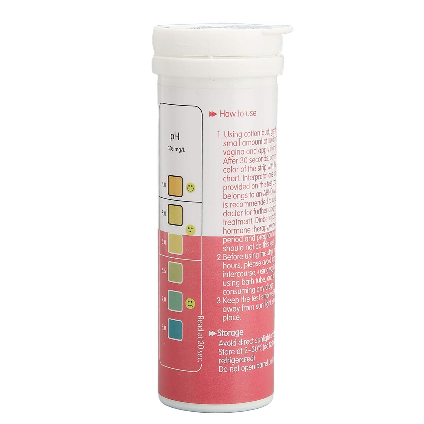 100pcs inal Health PH Test Strips Disposable Intimate Health Avoid Infection Accurate Acidity
