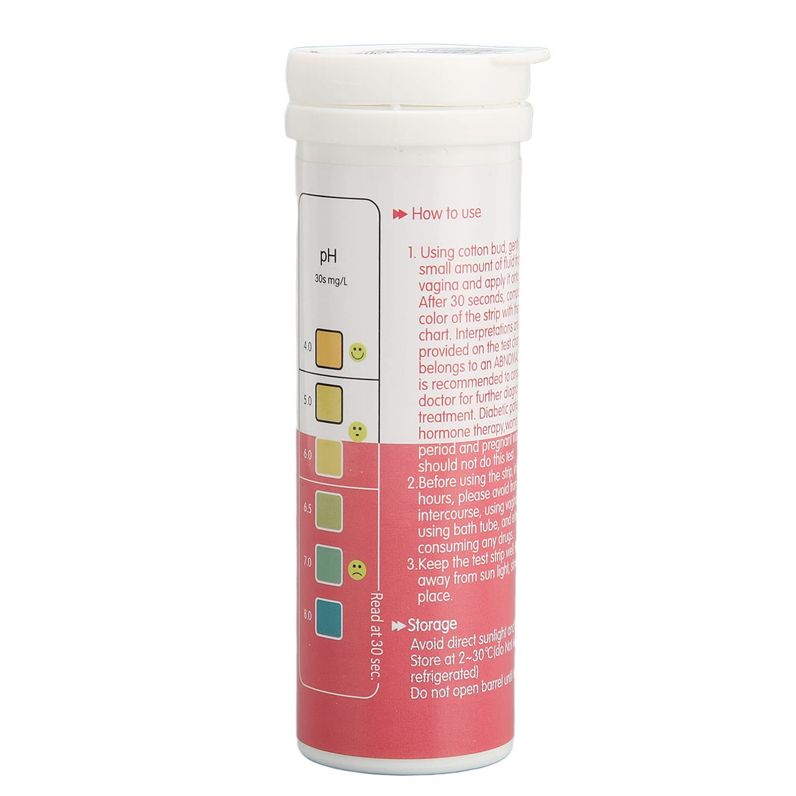 100pcs Disposable Vaginal Health PH Test Strips, pH Test Strips for Women Monitor Feminine