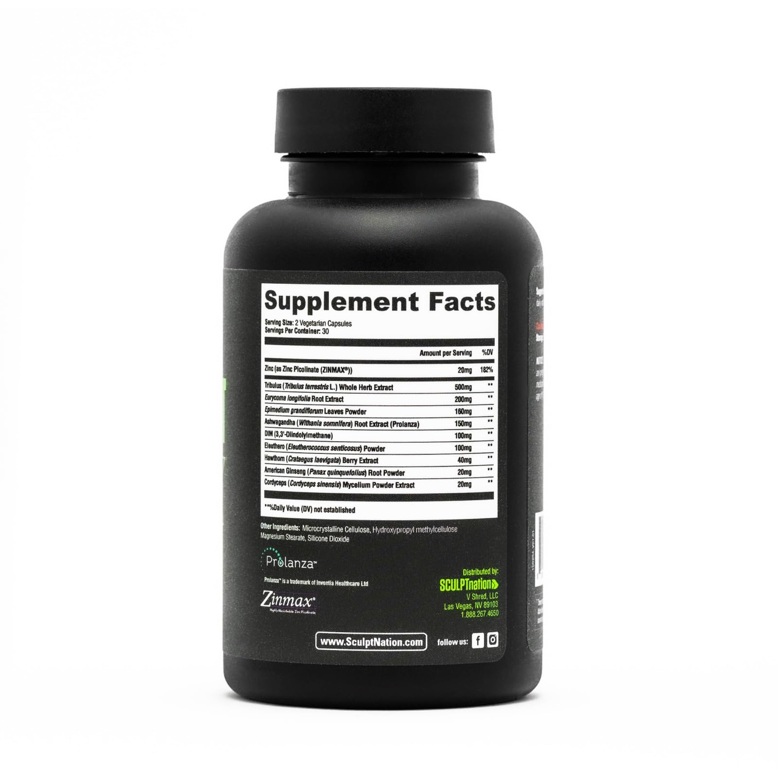 Sculpt Nation by V Shred Test Boost Max - Testosterone Supplement for Men Sculpt Nation