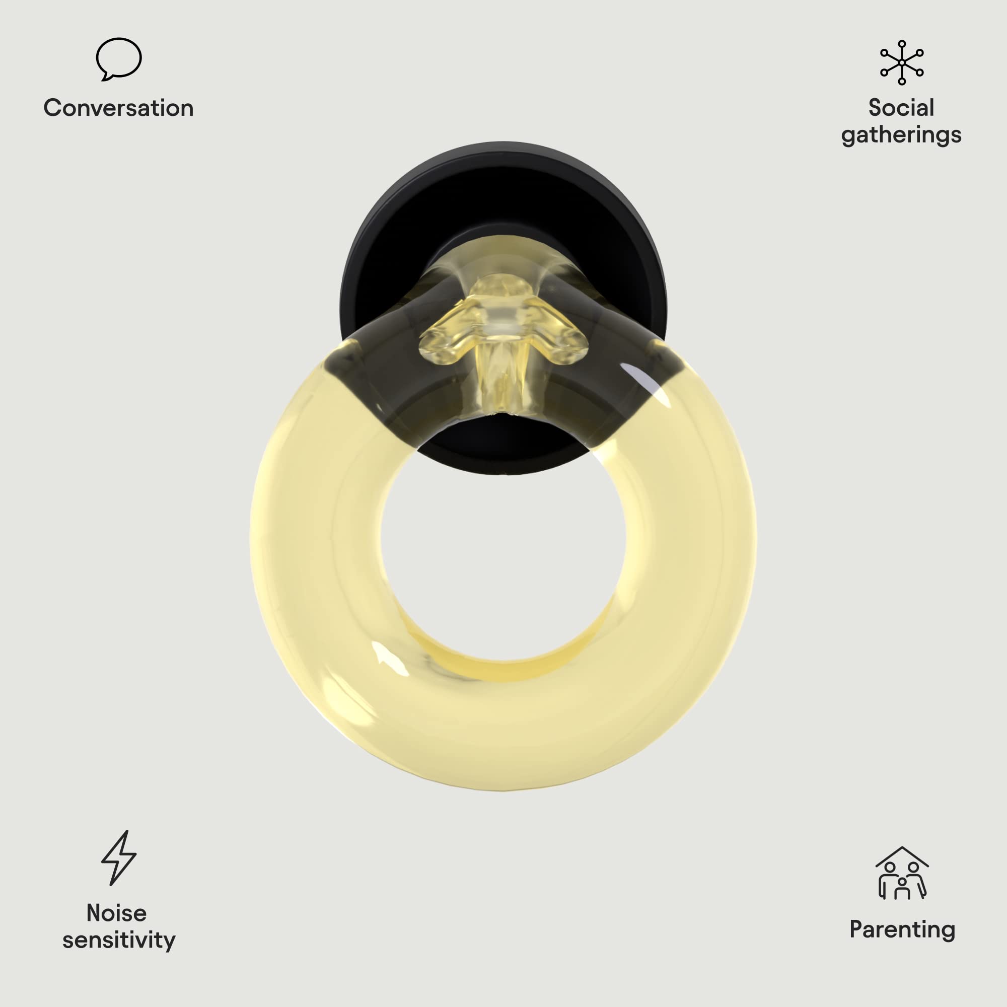 Loop Engage Earplugs for Conversation – Low-Level Noise Reduction