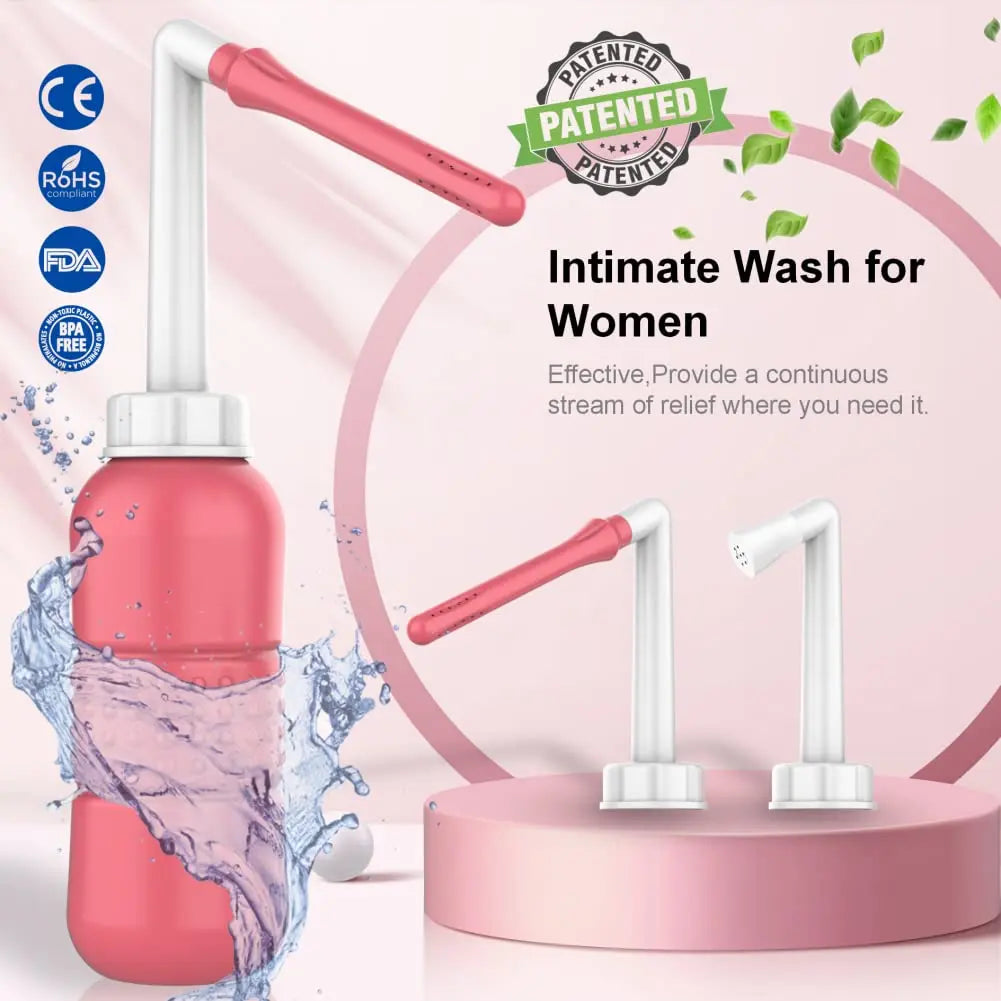 LZXIYUE 2PCS 2-in-1 Peri Bottle Feminine Care for Women,Reusable Portable Bidet for Travel LZXIYUE