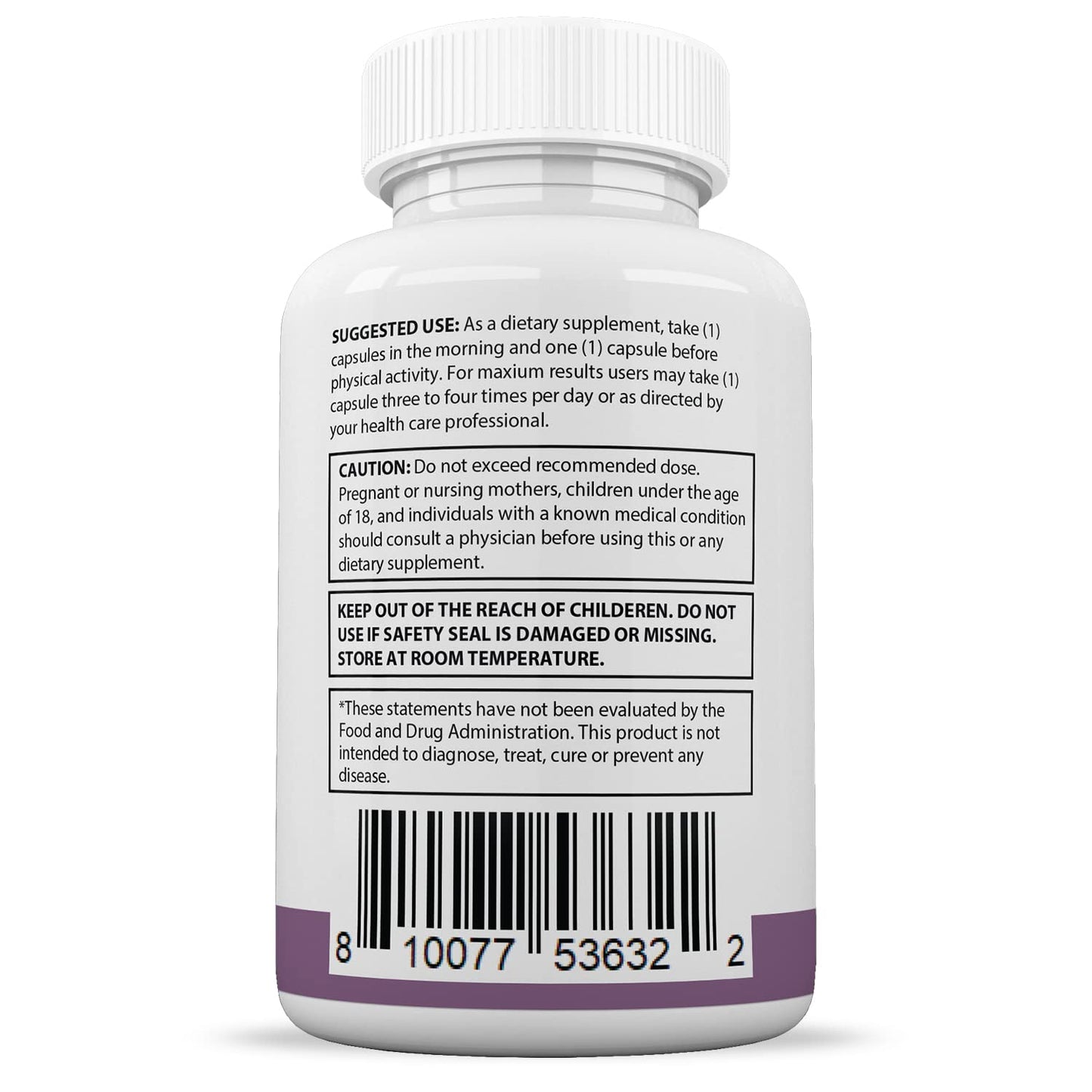 Justified Laboratories (5 Pack Turkesterone 500mg 10% Standardized Naturally Increase