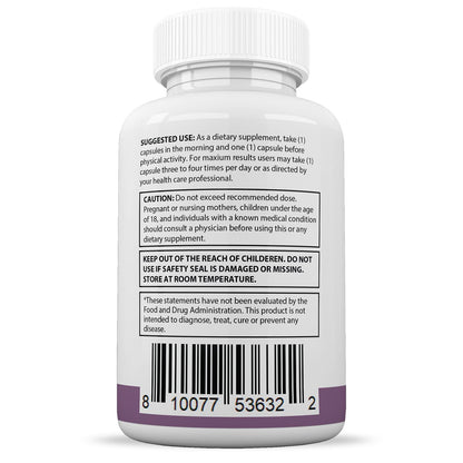 Justified Laboratories (5 Pack Turkesterone 500mg 10% Standardized Naturally Increase