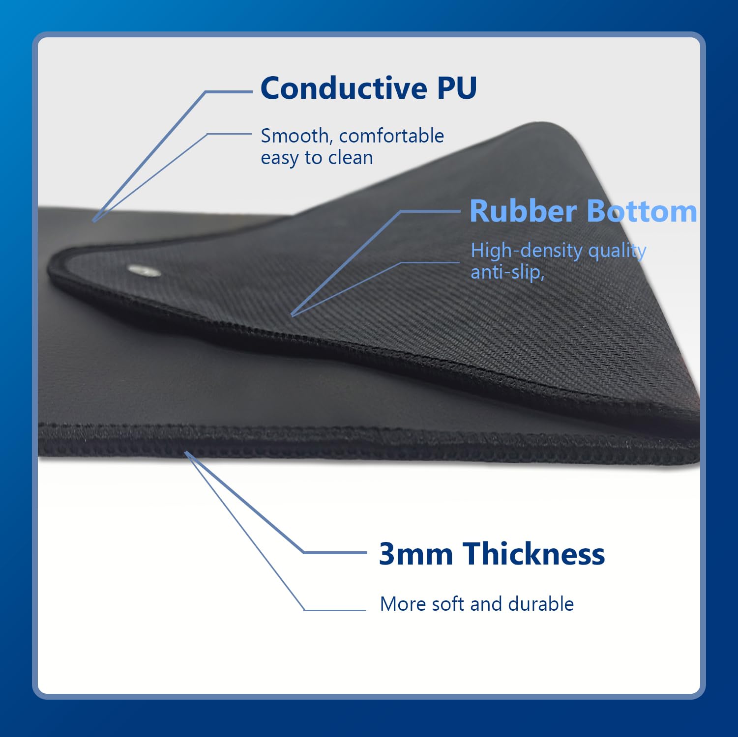 Grounding Mat for Bed, Desk, Floor, Grounding Pad for Better Sleep, Health, Pain Relief, Grounding Mat MEIMING