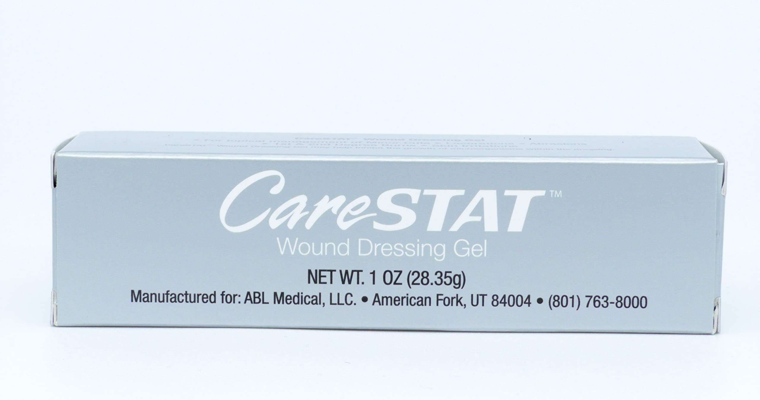 CareSTAT First Aid Kit Gel | 32 PPM Silver Healing Wound Dressing Solution | SilverSol Ag CareSTAT