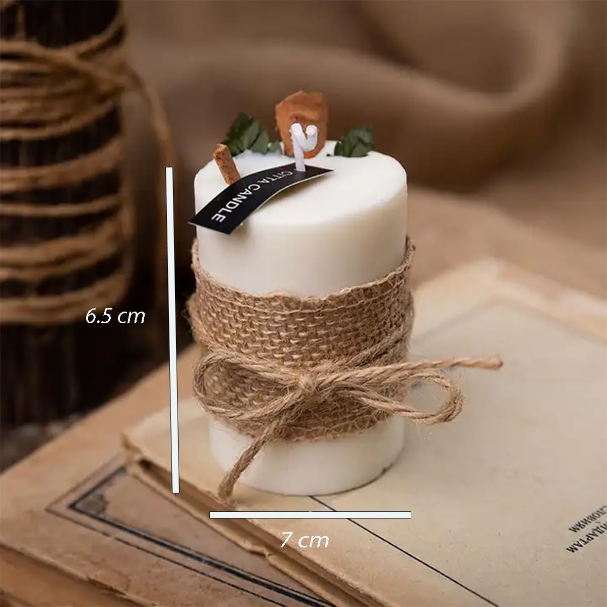 Scented Candles, Natural Soy Wax with Essential Oils, 8 Oz - Long-Lasting Aroma, Aromatherapy Candles Generic