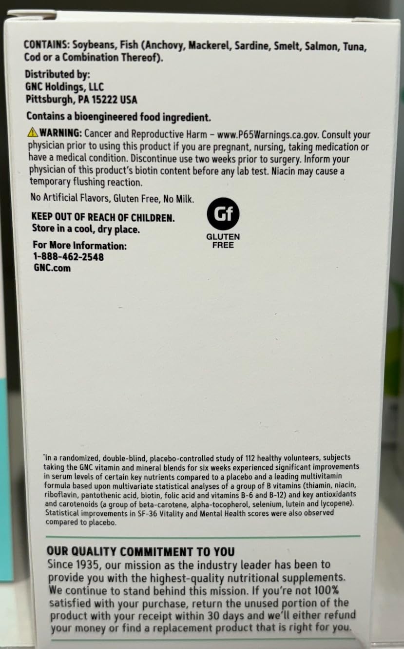 GNC Women's Multivitamin 50 Plus |Supports Bone, Eye, Memory, Brain and Skin Health