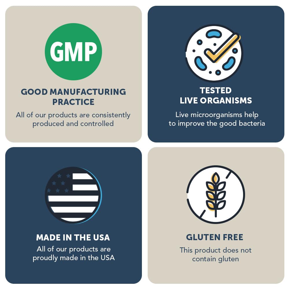 Vitamin Bounty Pro-50 Probiotics - 13 Probiotic Strains, Gut Health, Digestive Health Vitamin Bounty