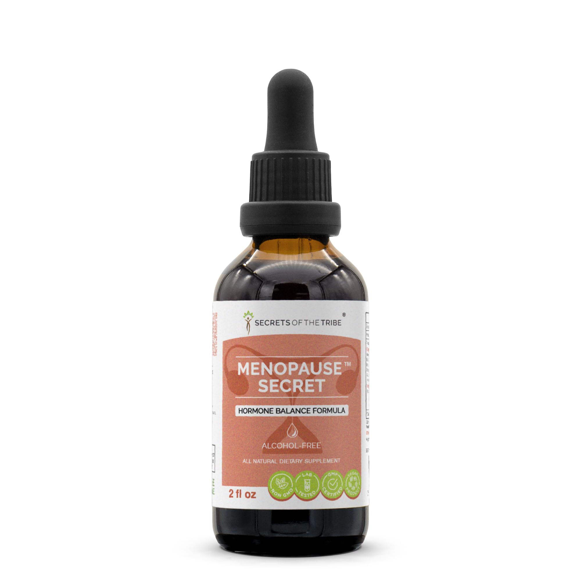 Secrets of the Tribe - Menopause Secret, Herbal Supplement Blend Drops Alcohol-Free Liquid Extract