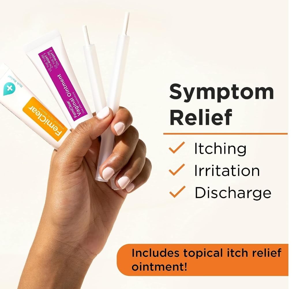 FemiClear 2-Day Dose Yeast Infection and Itch Control Ointment, for Moderate to Intense Symptoms FemiClear