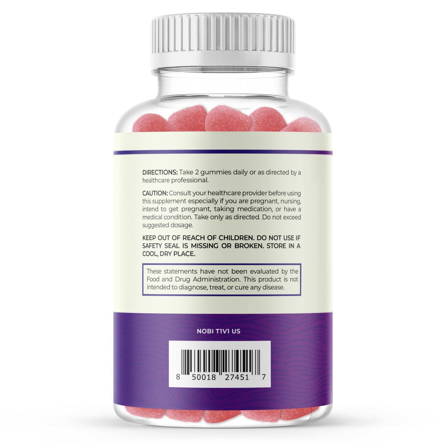 Magnesium Citrate Gummies | 600mg | High Absorption Magnesium for Calm Nobi Nutrition
