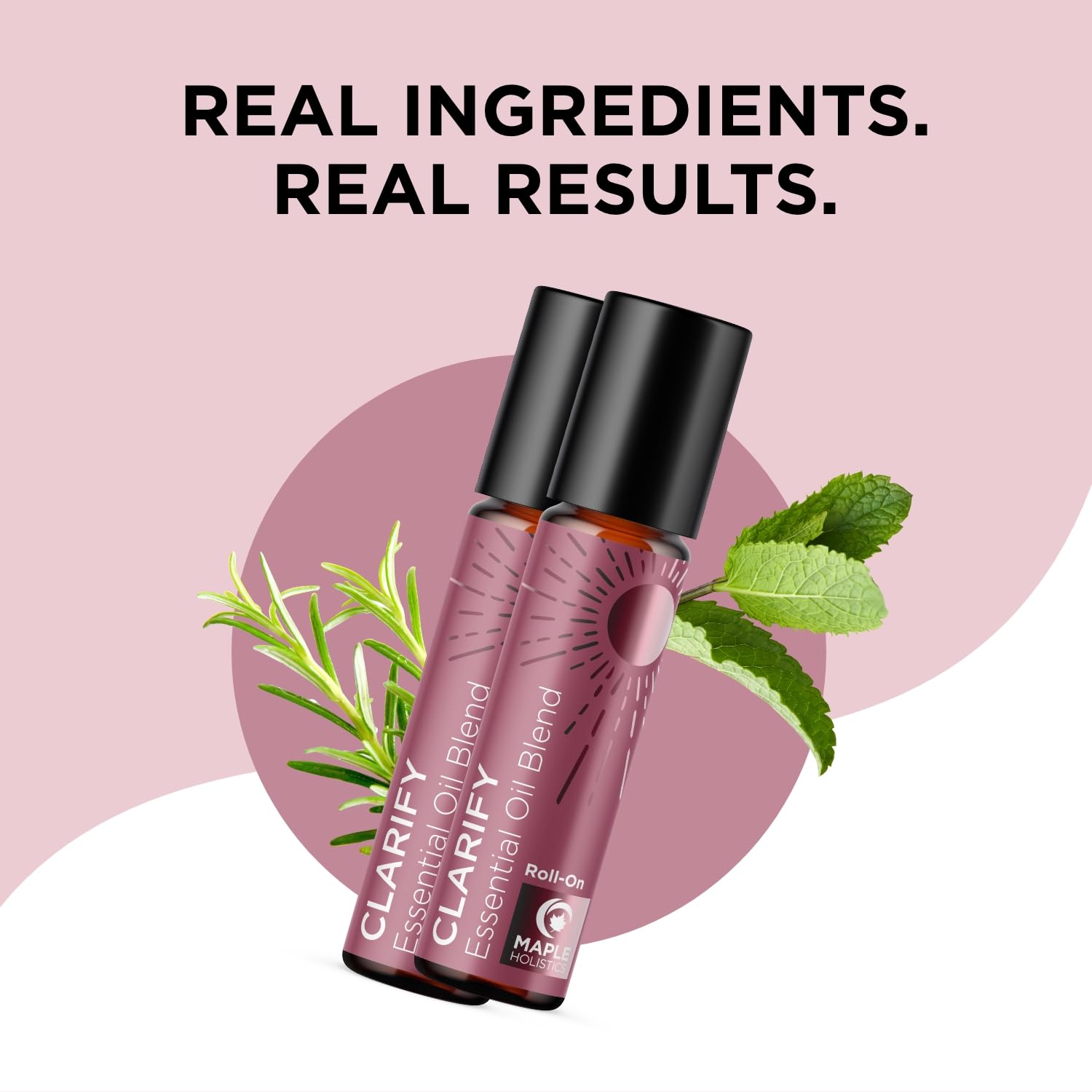 Headache Essential Oil Roll On - Clarify Essential Oil Blend Headache Roll On with Aromatherapy Oils Maple Holistics