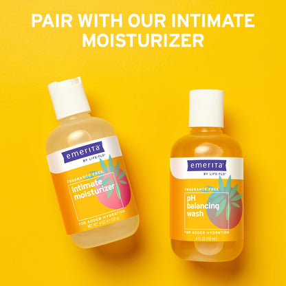 Emerita by Life-flo pH Balancing Feminine Wash, Hydrating Cleanser Soothes Delicate Areas