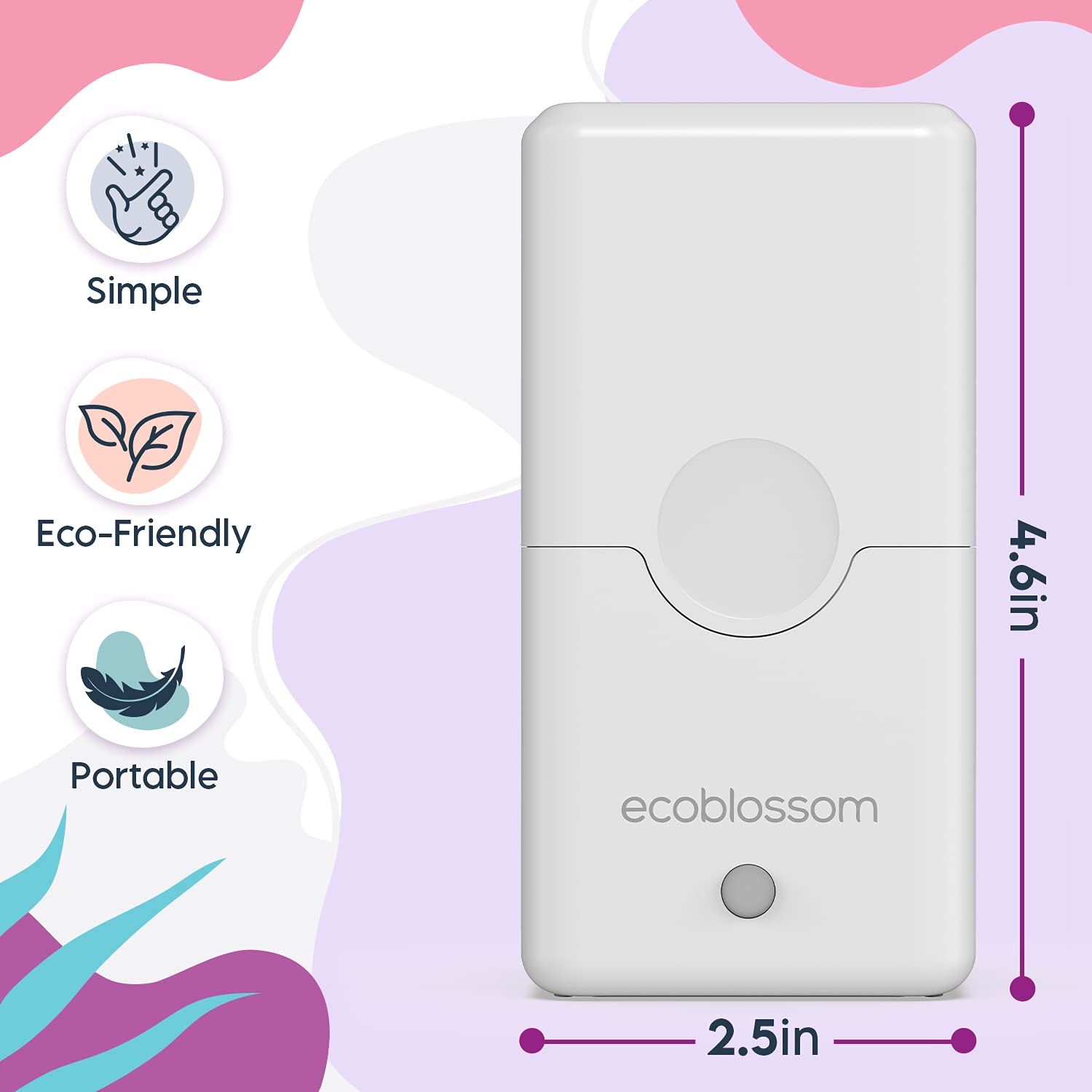 Ecoblossom Menstrual Cup Sterilizer - Modern Menstrual Cup Cleaner Unscented Sanitizer EcoBlossom