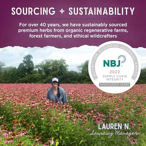 WishGarden Herbs Hot Flash Mitigating Tonic - Natural Herbal Hot Flash Relief & Night Sweats Supplement WishGarden