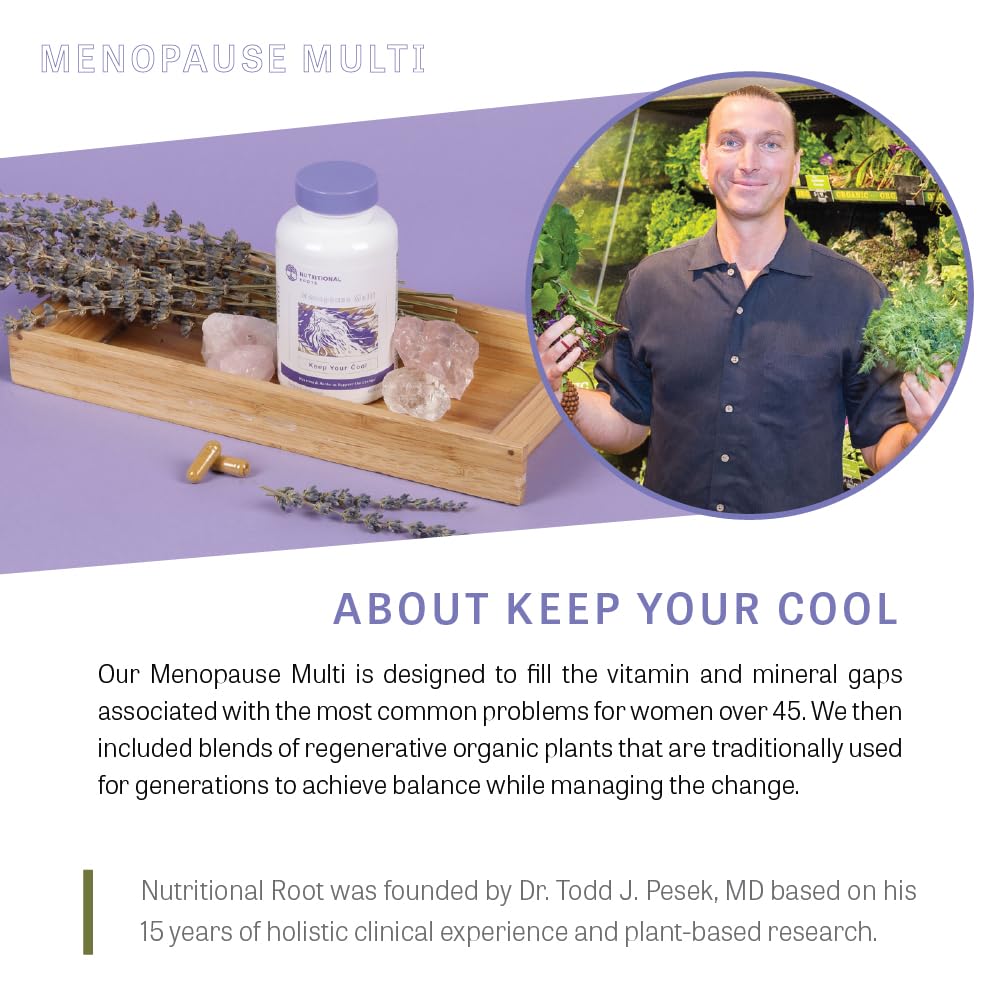 Nutritional Roots 5-in-1 Menopause Support Herbal Multivitamin for Women Nutritional Roots