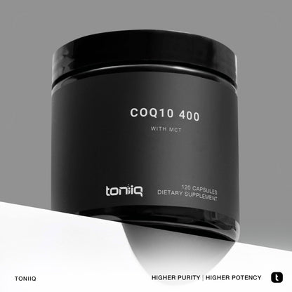 Ultra High Purity CoQ10 400mg - 98% Purified Third-Party Tested CoQ10 Supplement