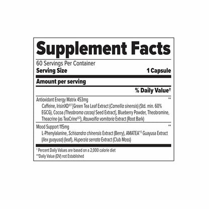 FINAFLEX PX PRO Xanthine - 60 Capsules - Thermogenic - Promotes Energy, Focus & Appetite