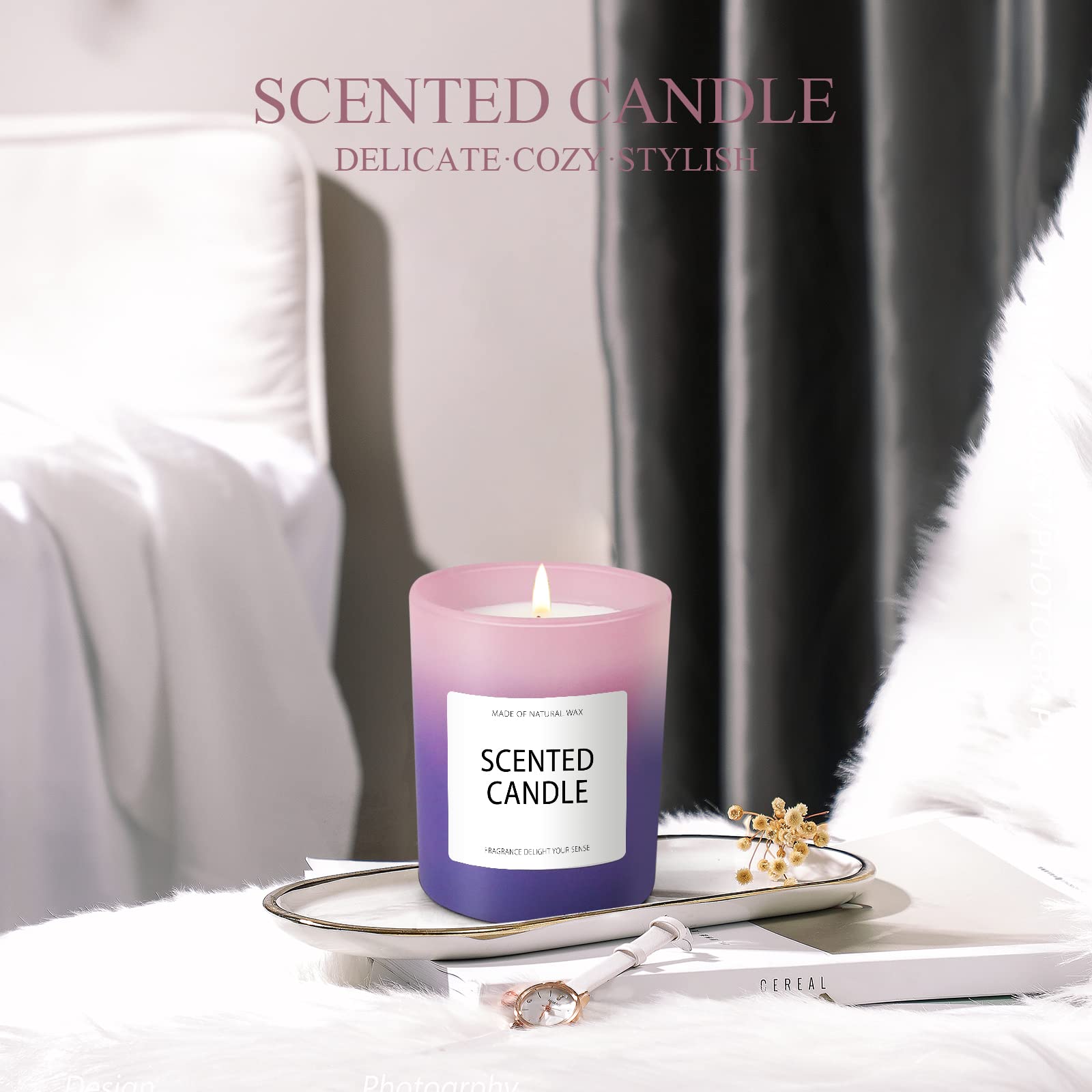 Candles, Scented Candles, Candles for Home Scented, Scented Candle Gift Set for Women STRN