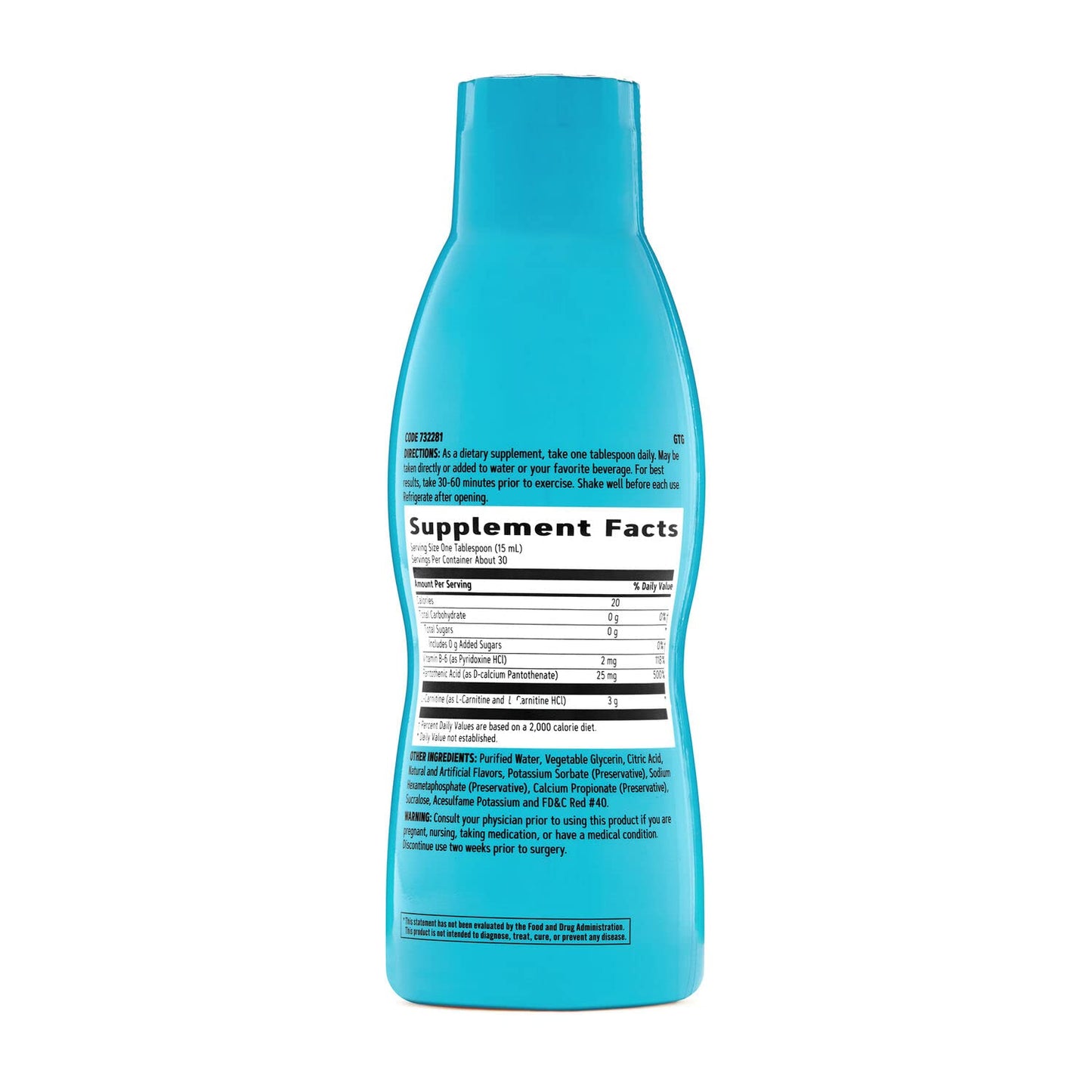 GNC Total Lean Triple Strength L-Carnitine Liquid | Supports Fatty Acid Metabolism