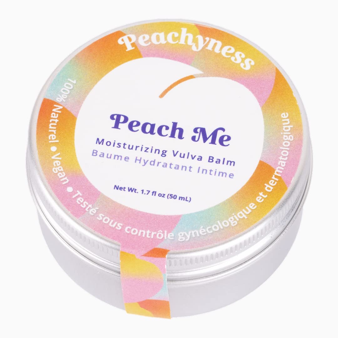 Peach Me Organic Vulva Balm by Peachyness - Hormone-Free Vaginal Moisturizer for Sensitive Skin