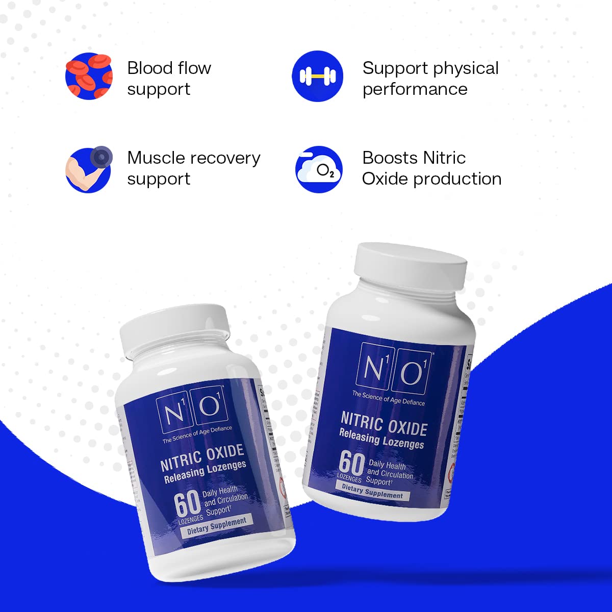 N1O1 Nitric Oxide Lozenges for Heart Health Support - Dietary Supplement N1 O1 NITRIC OXIDE ACTIVATING SERUM