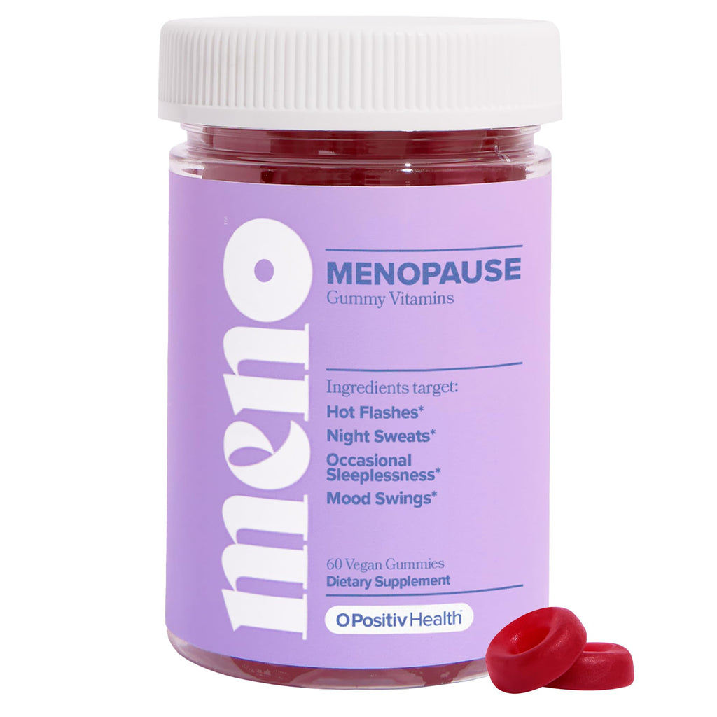 MENO Gummies for Menopause, 30 Servings (Pack of 1) - Hormone-Free Menopause 