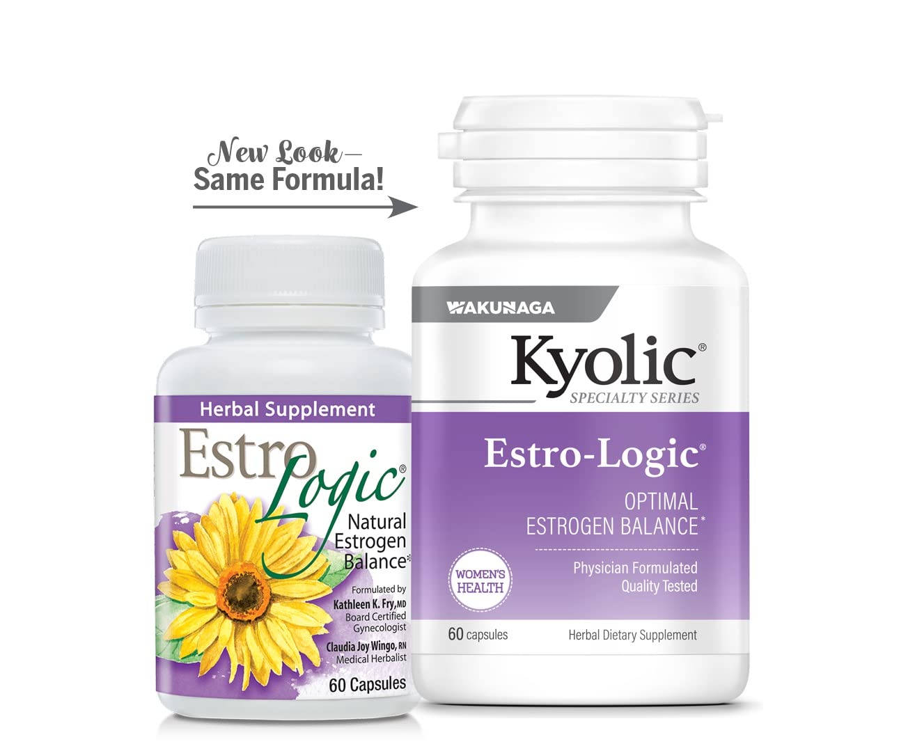 Kyolic Specialty Series, Estro-Logic Optimal Estrogen Balance, 60 Capsules Kyolic