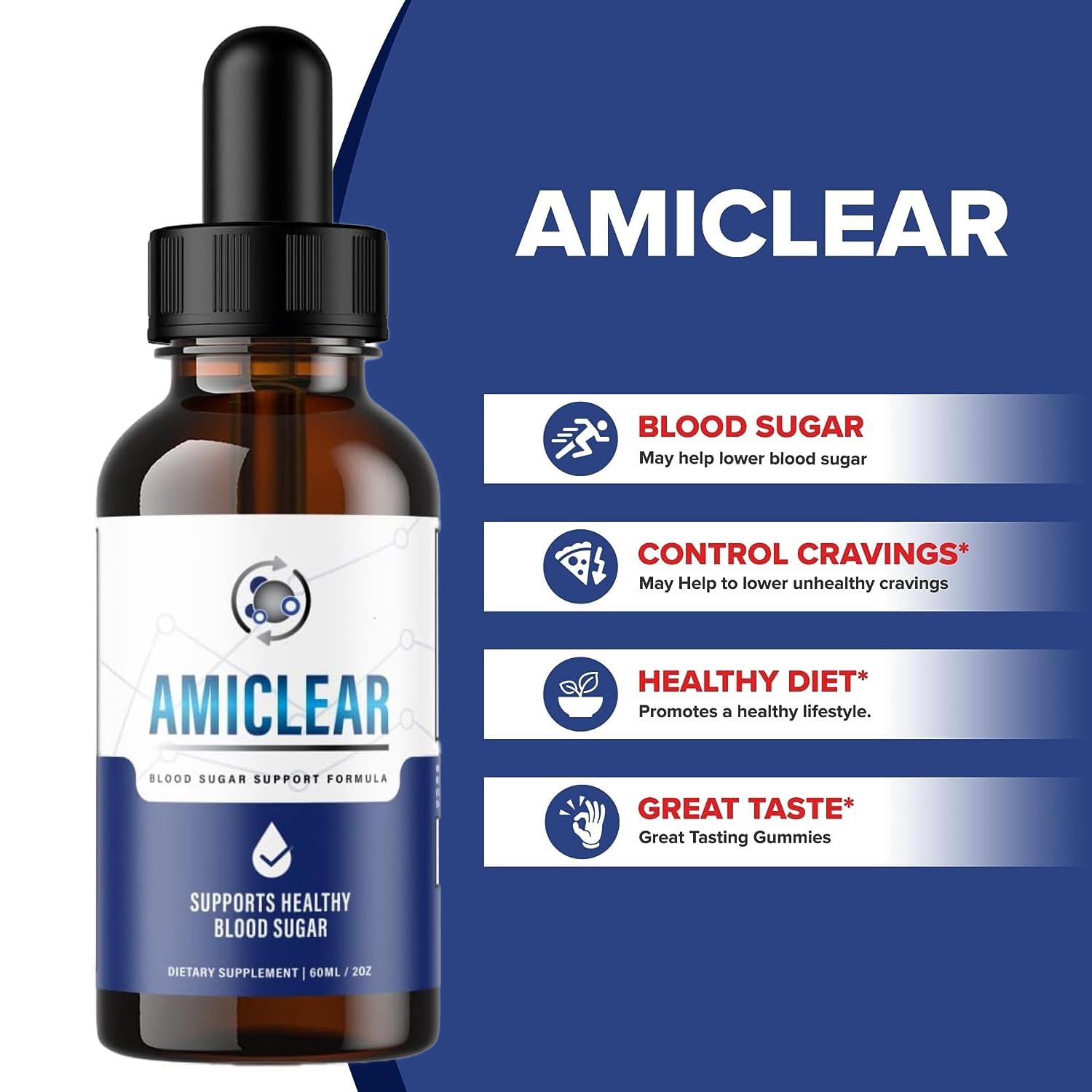 Amiclear Healthy Support Supplement,Amiclear Drops, Advanced Formula Ami Clear Drops YEGE