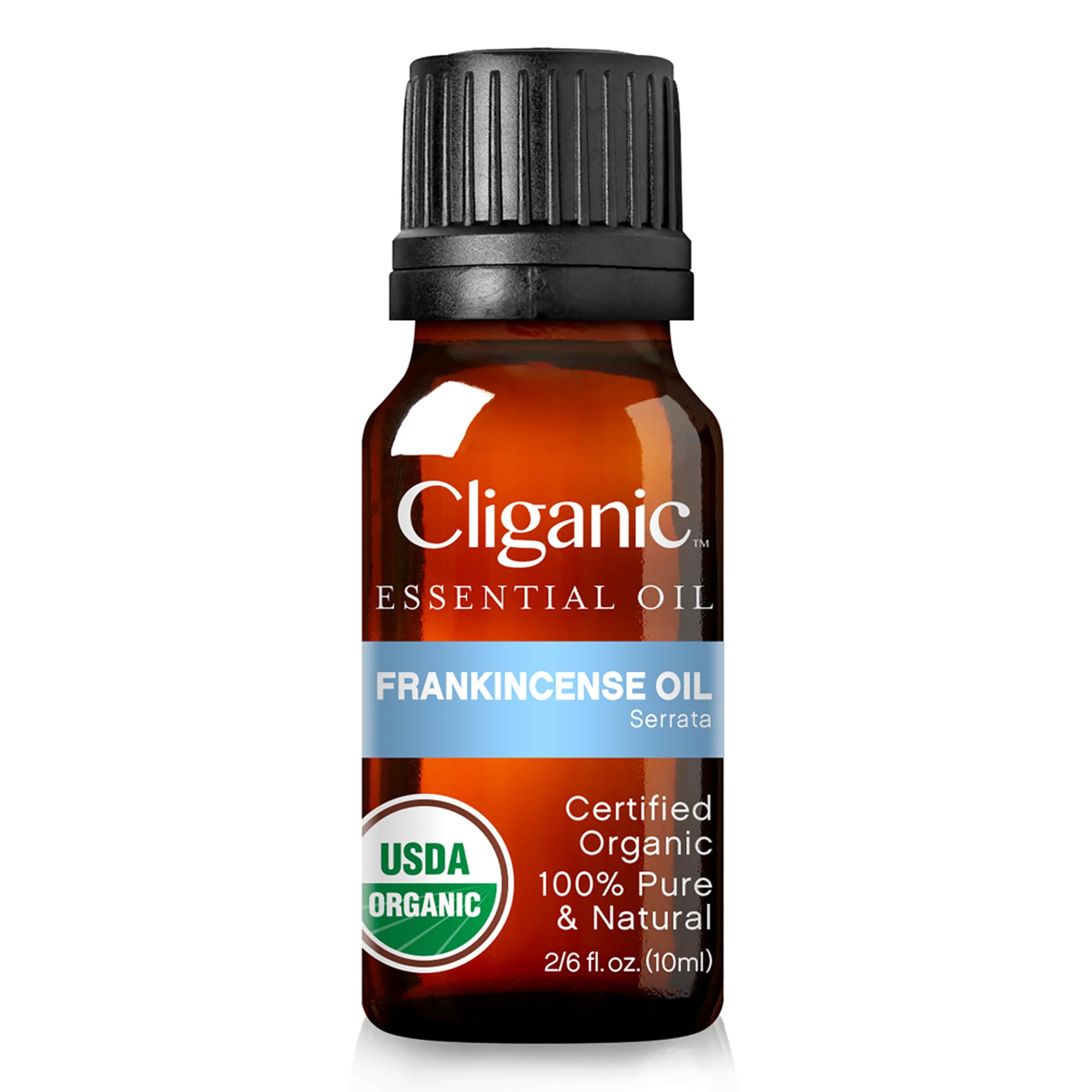 Cliganic USDA Organic Frankincense Essential Oil - Boswellia Serrata, 100% Pure Natural Undiluted