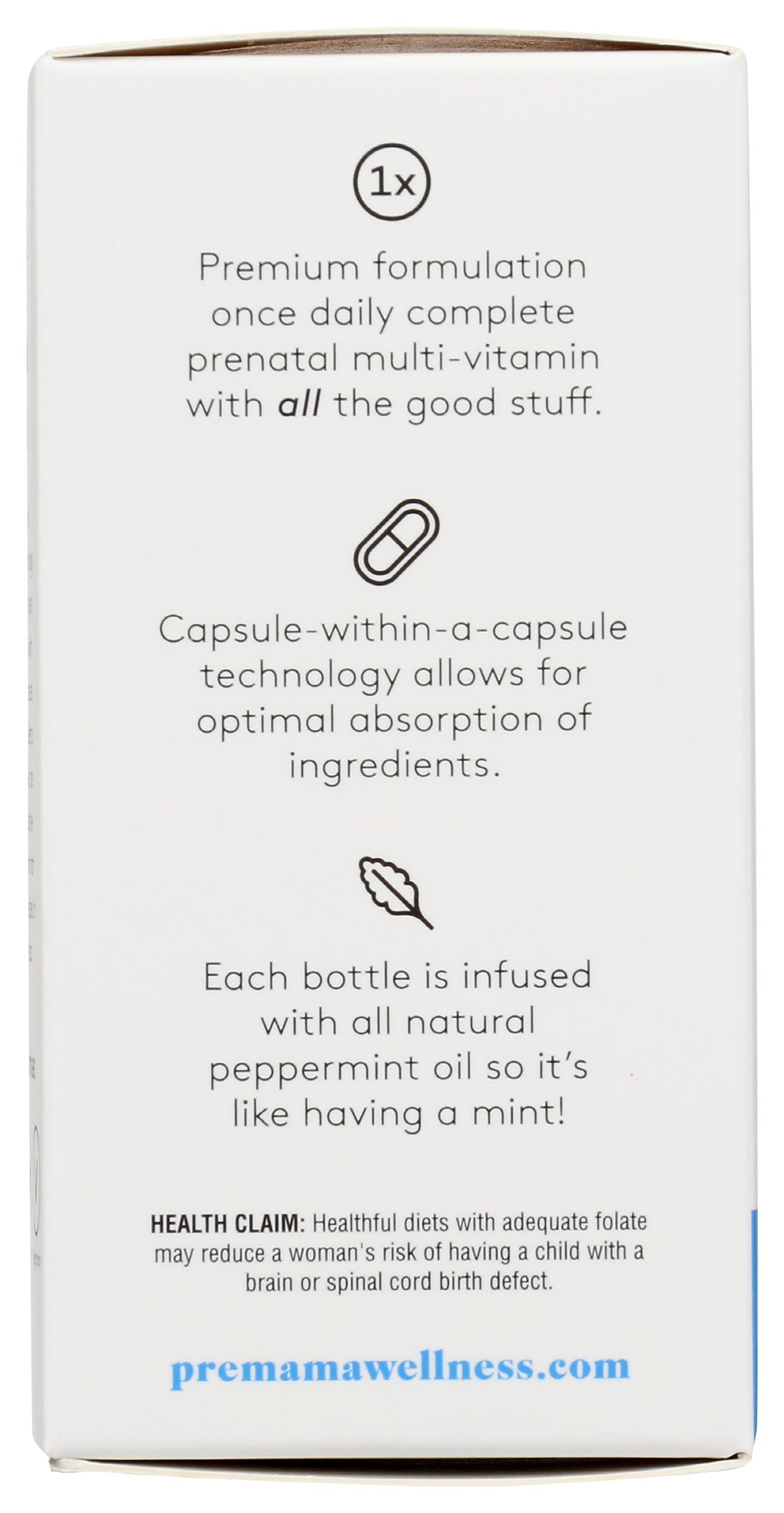 PREMAMA DHA Prenatal Multivitamin, 28 CT Premama