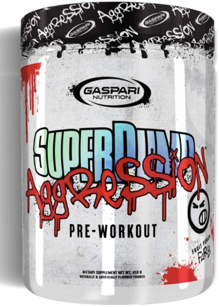 Gaspari Nutrition SuperPump Aggression Pre-Workout: Energy, Focus, Endurance and Recovery