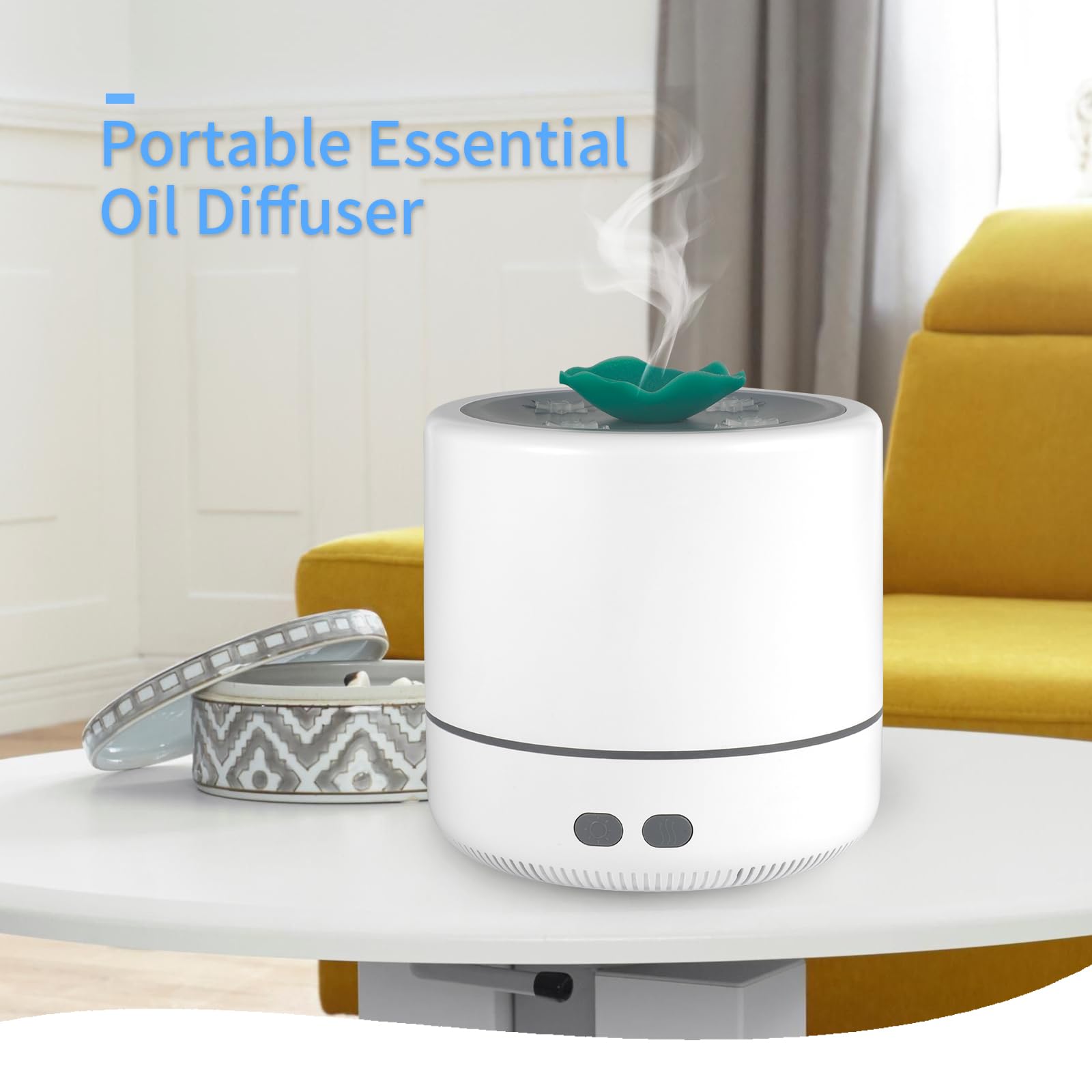 Essential Oil Diffuser, Plug in Silent Essential Oil Diffuser, Ultrasonic Aromatherapy Fragrant Oil XIAAGXUNA