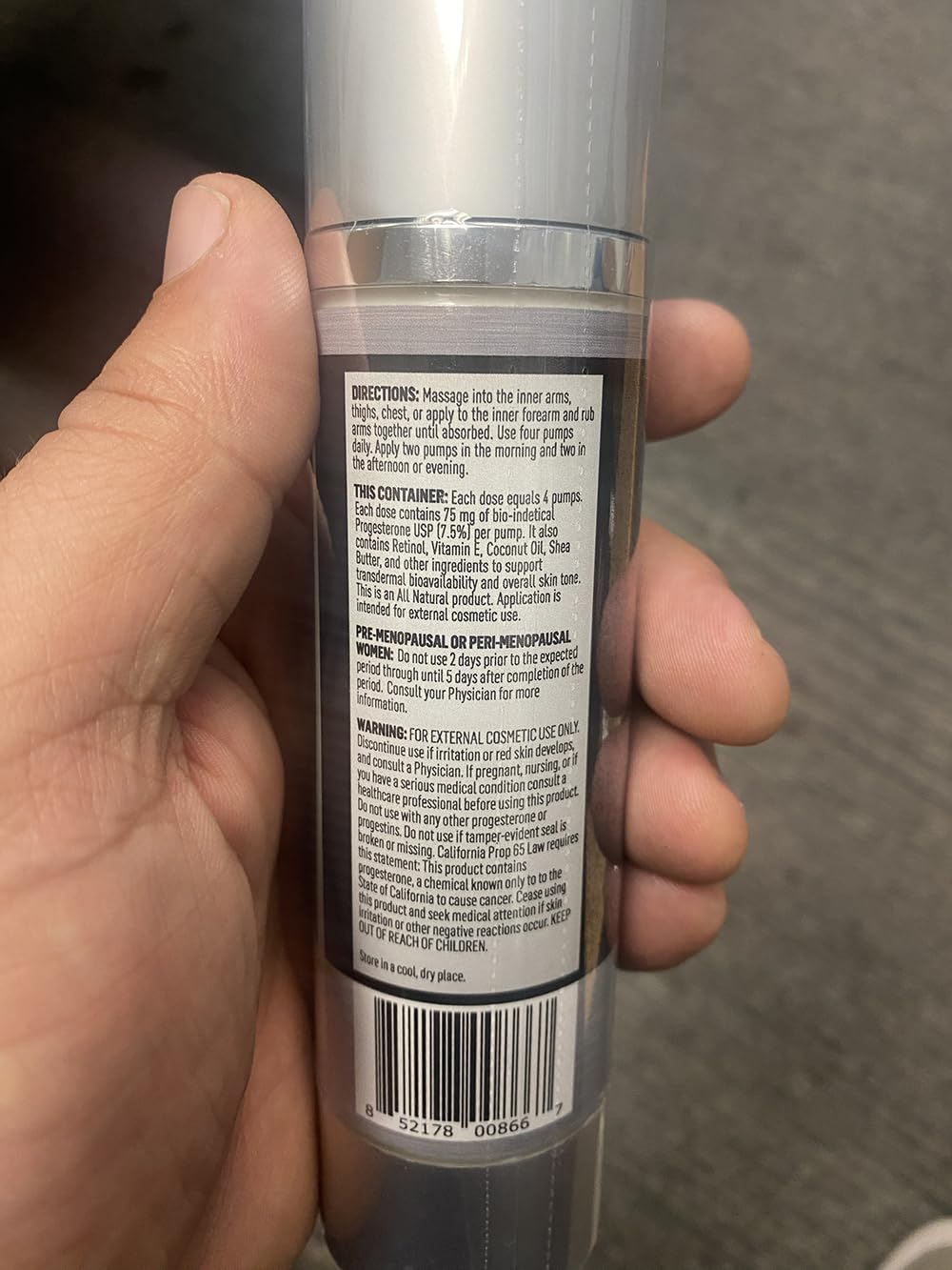 BIOLABS PRO Natural P75 Maxx with Retinol Cosmetic Cream - 7000MG Progesterone per Bottle - 7.5% BIOLABS PRO