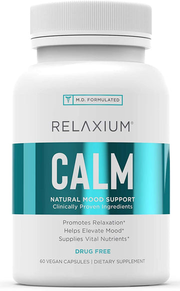 Relaxium Calm, Non-Habit Forming, Stress & Mood Support Supplement Relaxium