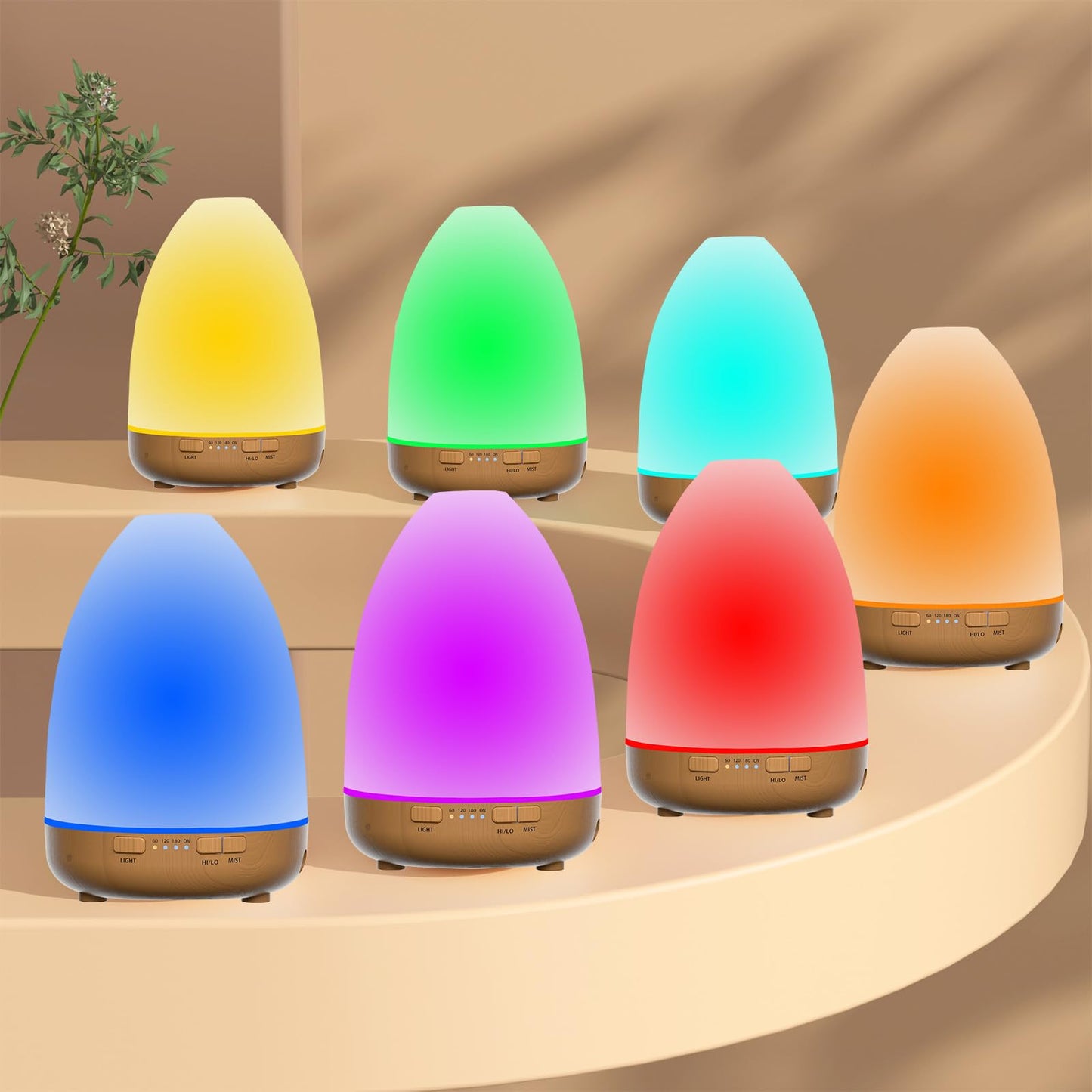 200ml Essential Oil Diffuser, Aromatherapy Diffuser,Enhanced Essential Oil Diffuser, Cool Mist Humidifier