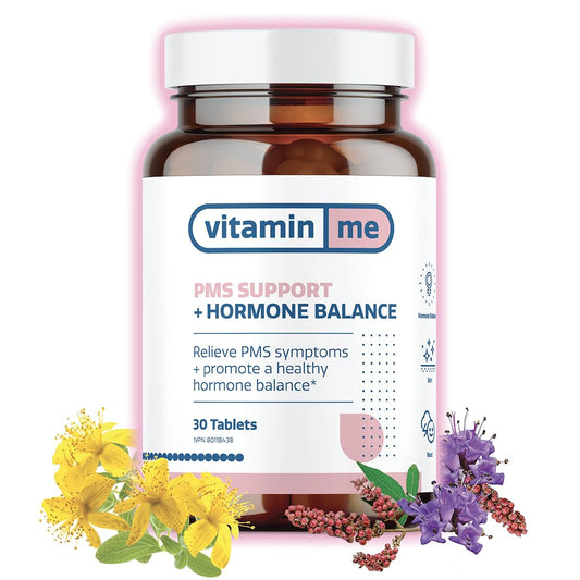 VitaminMe - PMS + Hormone Balance | Balance Estrogen & Support Menopause, Bloating, Acne & PMS Relief
