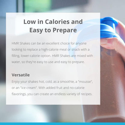 HMR 120 "Classic" Shake Meal Replacement Powder | Chocolate Shake Mix to Support Healthy