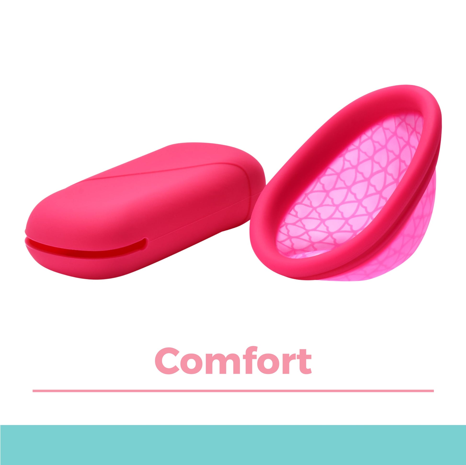 Hawwwy Reusable Menstrual Cup - Washable Period Cup with Flat-fold Compact Design HAWWWY