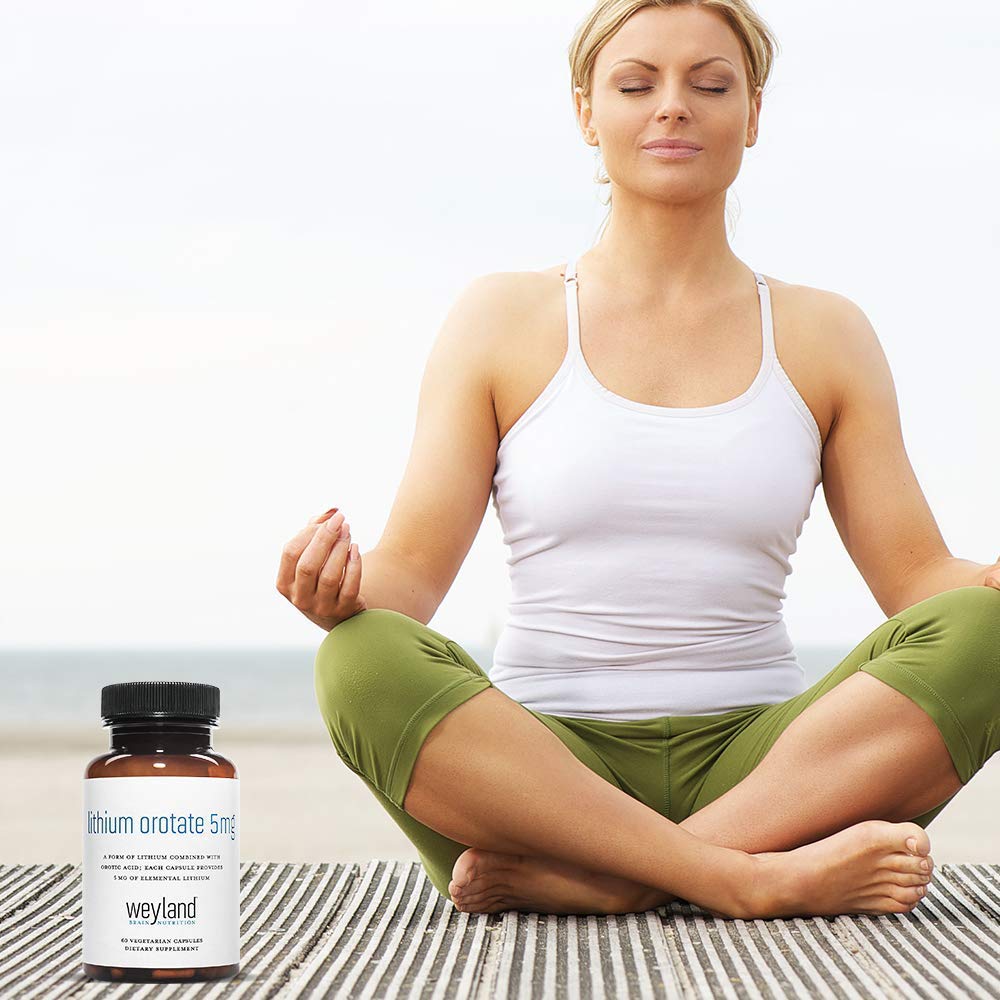 Lithium Orotate - 5mg of Elemental Lithium per Vegetarian Capsule