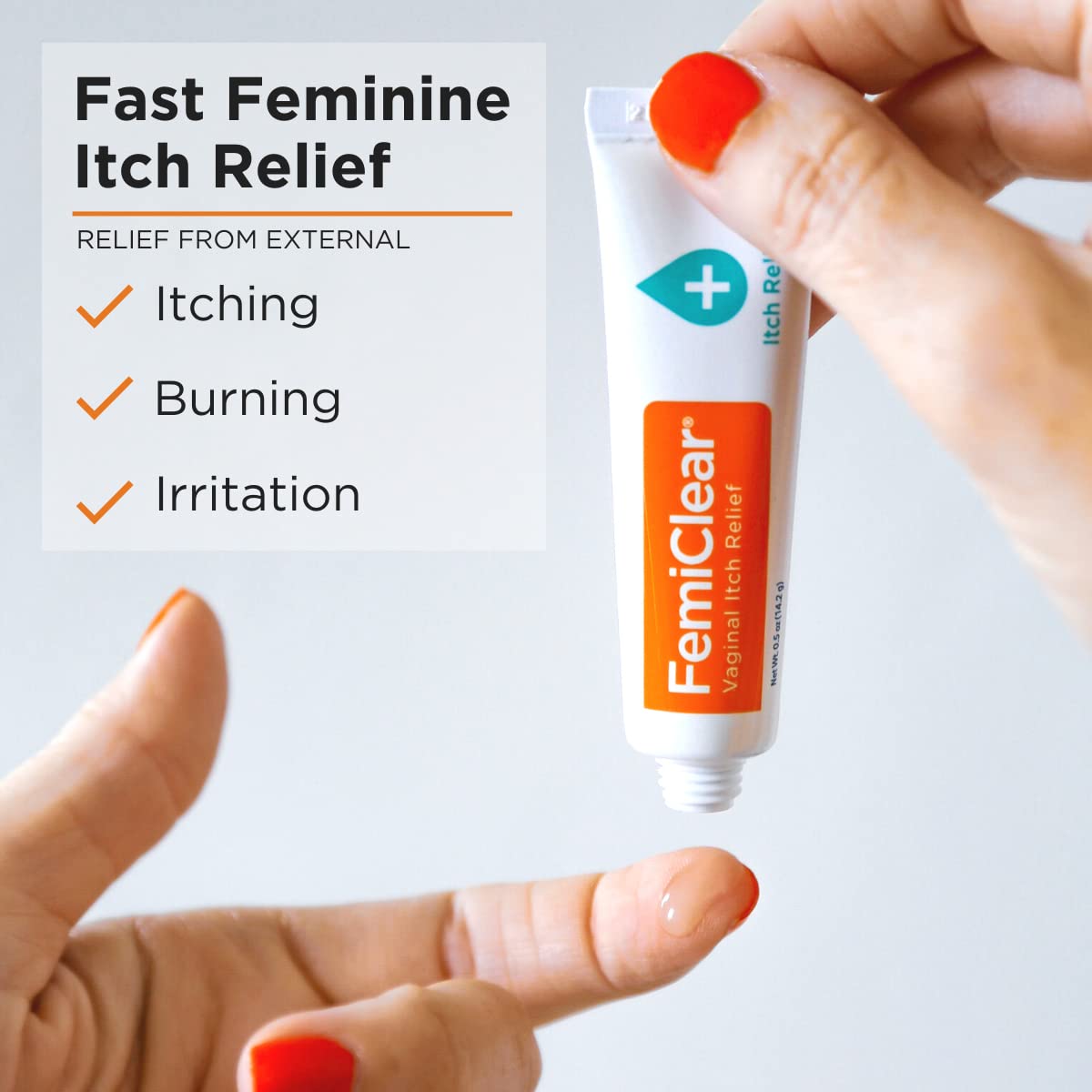 FemiClear Vaginal Itch Relief | Fast Feminine Itch Relief | Made With All-Natural & Organic Ingredients FemiClear